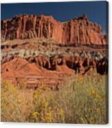 The Castle In Capital Reef Canvas Print