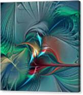 The Center Of Longing-abstract Art Canvas Print