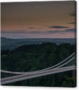 The Clifton Suspension Bridge, Bristol England Canvas Print