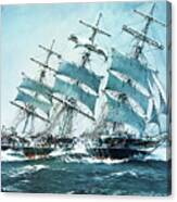 The Clipper Ship Sobraon Canvas Print