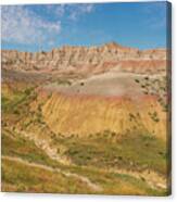 The Colors Of Badlands National Park Canvas Print