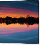 The Coming Morning Colors Canvas Print