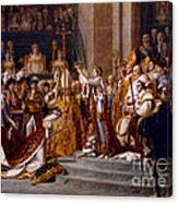The Coronation Of Napoleon Canvas Print