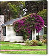 The Honeymoon Cottage At Mission Ranch Canvas Print