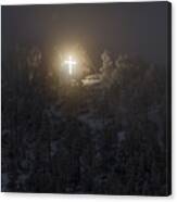 The Cross On Sundance Mountain Canvas Print