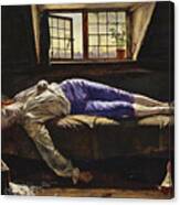 The Death Of Chatterton Canvas Print