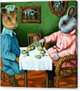 The Easter Tea Party Canvas Print