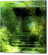 The Emerald Stairs Canvas Print