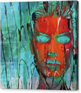 The Face Goes Abstract Canvas Print