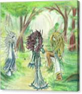 The Fae - Sylvan Creatures Of The Forest Canvas Print