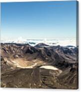 The Famous Tongariro Alpine Crossing In New Zealand Canvas Print