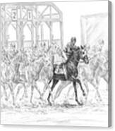 The Favorite - Horse Racing Art Print Canvas Print