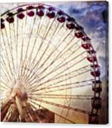 The Ferris Wheel At Navy Pier Canvas Print