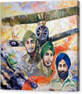 The Flying Sikhs Canvas Print