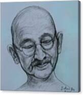 The Gandhi Head Canvas Print