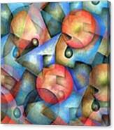 The Gift Of Tears-geometric Pattern Art Canvas Print