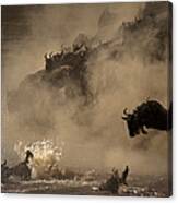 The Great Wildebeest Migration Canvas Print