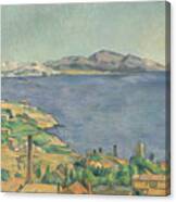 The Gulf Of Marseilles Seen From L'estaque Canvas Print