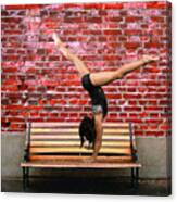 The Handstand Canvas Print