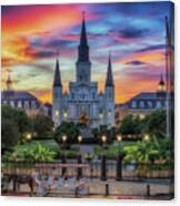 The Heart Of Old New Orleans Canvas Print