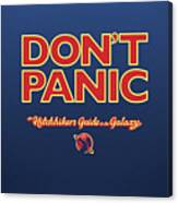 The Hitchhiker's Guide To The Galaxy Canvas Print