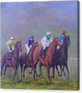 The Horse Race Canvas Print
