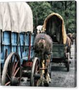 The Horse Train Canvas Print