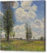 The Meadow At Veneux Nadon Canvas Print