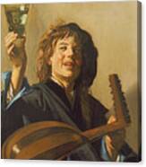 The Merry Lute Player Canvas Print