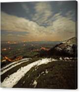 The Midnight On Malvern Hills Canvas Print