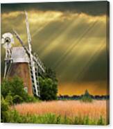 The Mill On The Marsh Canvas Print