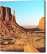 The Mittens, Sandstone Buttes, Monument Valley Canvas Print