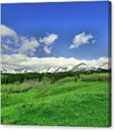 The Mountains Of Montana Canvas Print