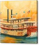 The Natchez Riverboat Canvas Print