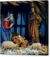 The Nativity Scene - Border Canvas Print