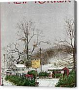 The New Yorker Cover - December 19th, 1970 Canvas Print