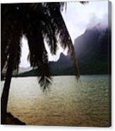 The Ocean In Moorea Canvas Print