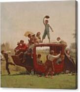 The Old Stagecoach Canvas Print