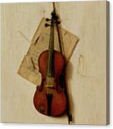 The Old Violin Canvas Print