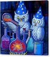 The Owl Chemists Canvas Print