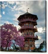 The Pagoda In Spring Canvas Print