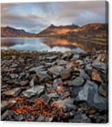 The Pap Of Glencoe, Loch Leven, Panorama Canvas Print