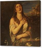 The Penitent Mary Magdaline Canvas Print