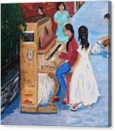 The Piano Player Canvas Print
