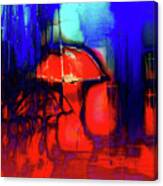 The Red Umbrella Canvas Print