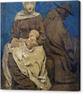 The Rest On The Flight Into Egypt Canvas Print