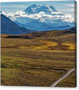 The Road To Denali Canvas Print