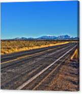 The Road To Flagstaff Canvas Print