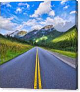 The Road To Maroon Lake Canvas Print