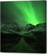 The Road To Nusfjord Canvas Print